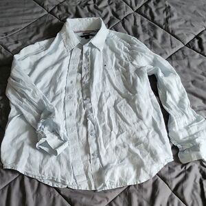 Tommy Hilfiger Blue Casual Button Down Shirt